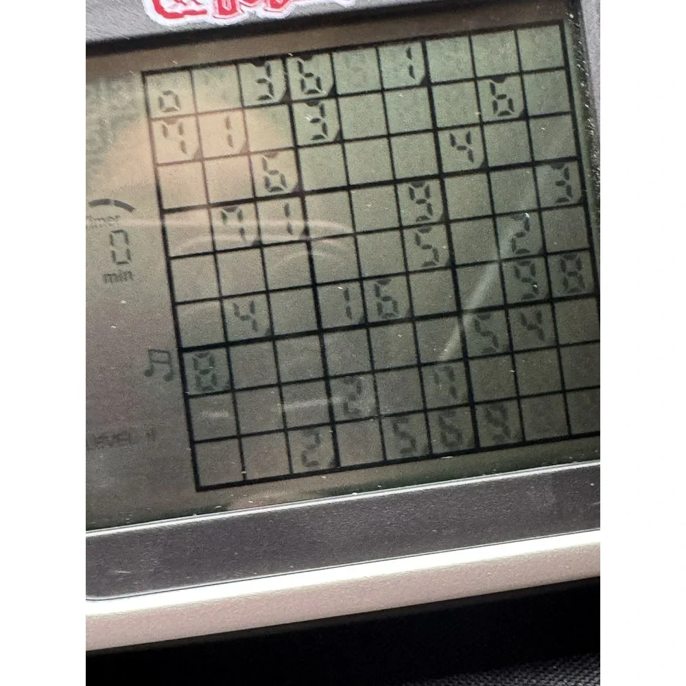 Excalibur SuDoku Handheld Electronic Game - Portable Sudoku Game new batteries